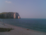 Photo de la falaise d'Etretat